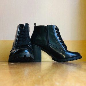 MIX no 6 Patent Leather Ankle Boots